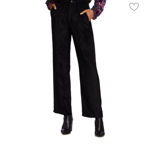 Rag & Bone Ellie soft and flowing straight leg viscose corduroy pants - Picture 3 of 12
